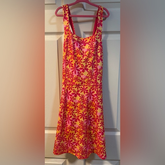 Vively Other - Vively Girls Active Dress | Pink & Yellow Floral Print | Size XL (14/16) | NWT